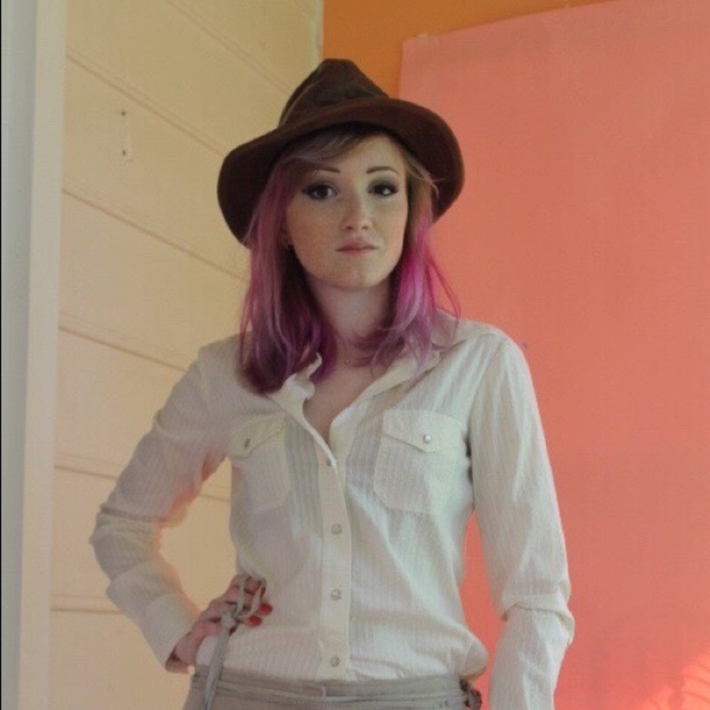 Indiana Jones Style Leather Cowboy Hat